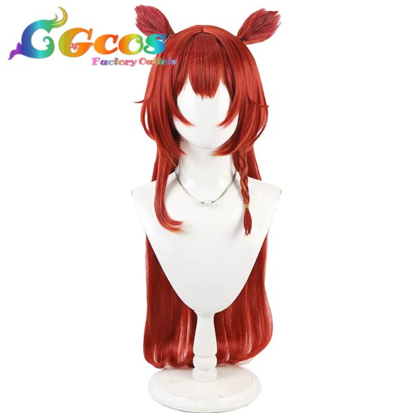 画像1: バーチャルYouTuber　ウィッグ　VTuber　猫汰つな　サイバーパンク　コスプレ衣装 (1)