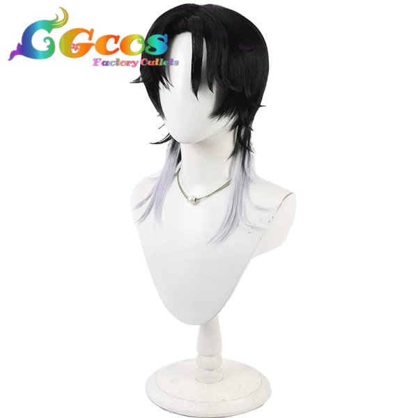 画像2: ペルソナ5: The Phantom X　ウィッグ　北里基良(メッサー)　コスプレ衣装 (2)