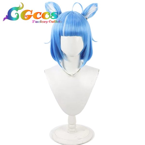 画像1: バーチャルYouTuber　ウィッグ　VTuber　海月雲ろあ　コスプレ衣装 (1)