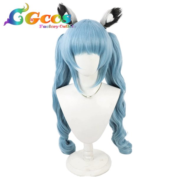 画像1: 勝利の女神：NIKKE　ウィッグ　プリバティ　メイド　コスプレ衣装 (1)