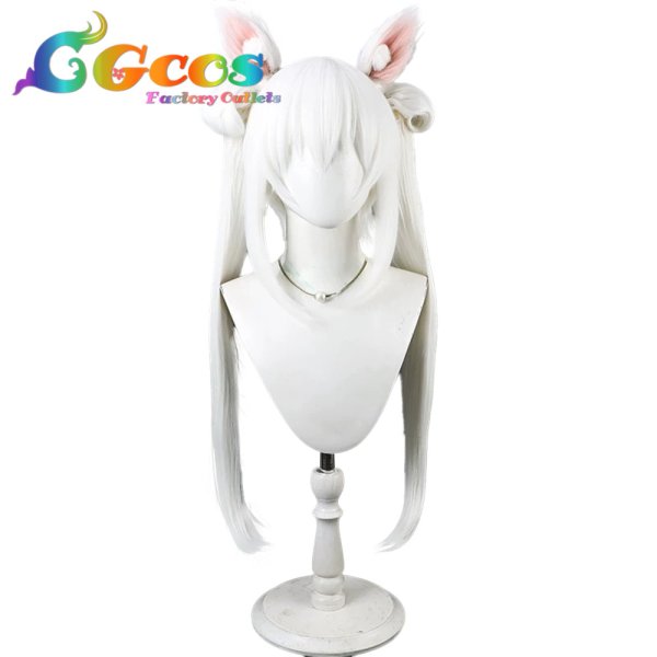 画像1: 勝利の女神：NIKKE　ウィッグ　エヌ:ミラクルフェアリー(Anne:Miracle Fairy)　コスプレ衣装 (1)