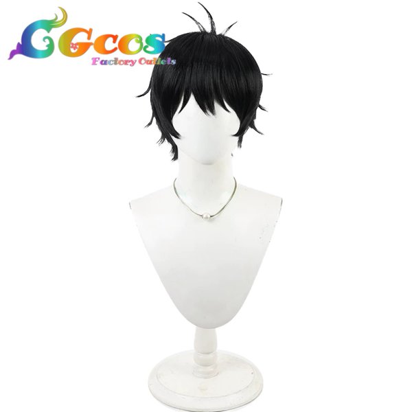 画像1: 真夜中ハートチューン　ウィッグ　山吹有栖　コスプレ衣装 (1)