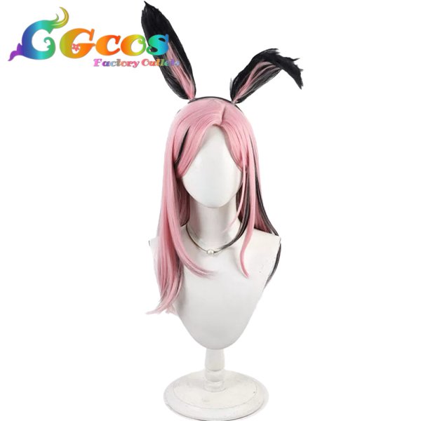 画像1: バーチャルYouTuber　ウィッグ　VTuber　森美声　ロッカー衣装　コスプレ衣装 (1)