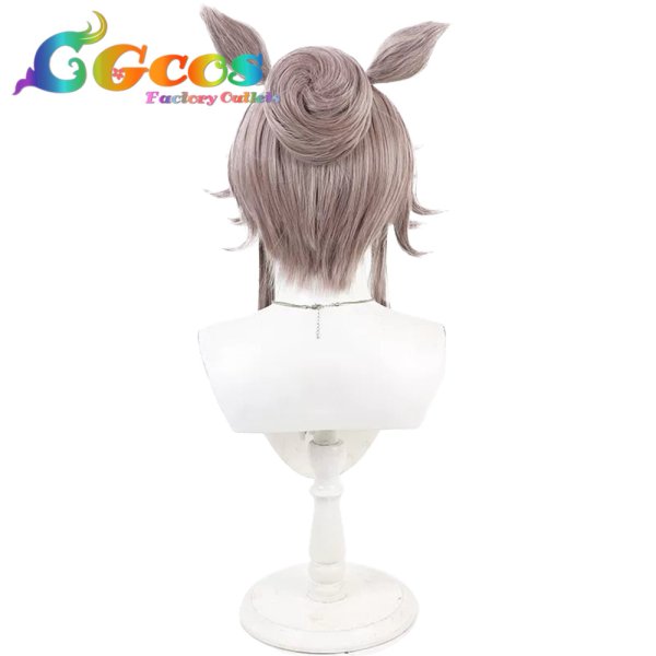 画像4: ウマ娘プリティーダービー　ウィッグ　ワンダーアキュート(温泉)　コスプレ衣装 (4)