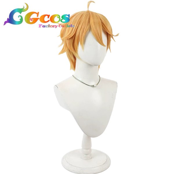 画像2: バーチャルYouTuber　ウィッグ　VTuber　Yu Q. Wilson(ユウ Q ウィルソン)　コスプレ衣装 (2)