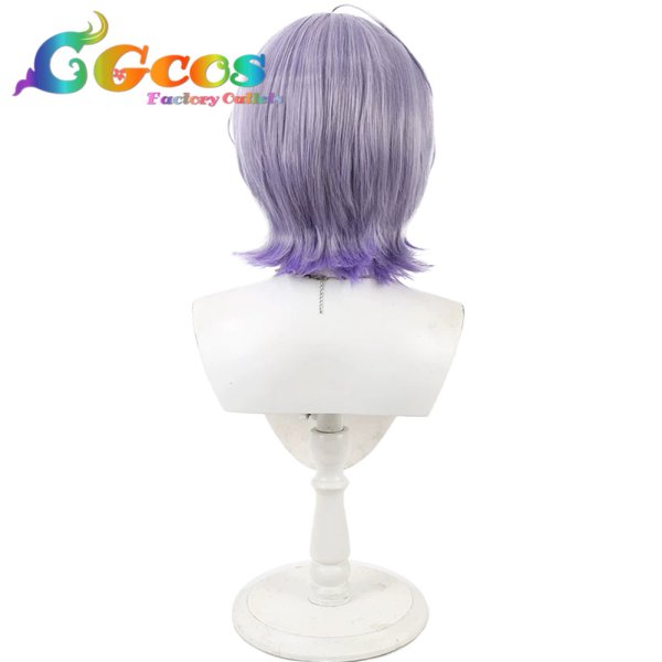 画像2: バーチャルYouTuber　ウィッグ　VTuber　先斗寧(ぽんとねい)　制服　ショートカット　コスプレ衣装 (2)