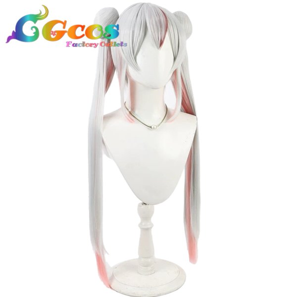 画像2: バーチャルYouTuber　ウィッグ　Vtuber　百鬼あやめ　天女衣装　コスプレ衣装 (2)