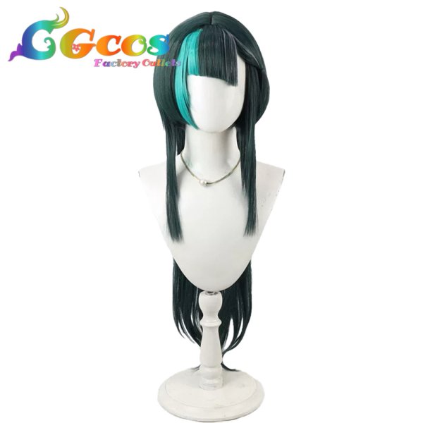 画像1: バーチャルYouTuber　ウィッグ　Vtuber　輪堂千速　コスプレ衣装 (1)