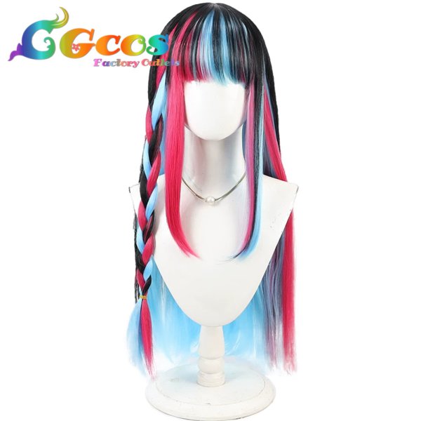 画像1: バーチャルYouTuber　ウィッグ　Vtuber　春猿火　シャーマニズム　コスプレ衣装 (1)