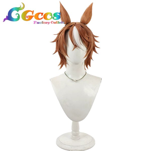 画像1: ウマ娘プリティーダービー　ウィッグ　ディクタストライカ　コスプレ衣装 (1)