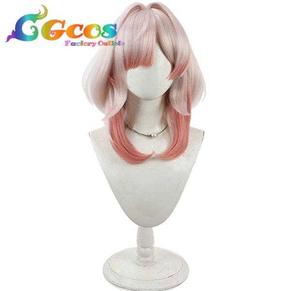 画像1: アークナイツ：エンドフィールド　ウィッグ　ミ・フ(ミフ)　コスプレ衣装 (1)