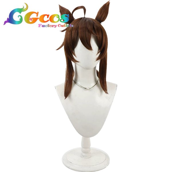 画像1: ウマ娘プリティーダービー　ウィッグ　ナカヤマフェスタ　祝祭遊戯　コスプレ衣装 (1)