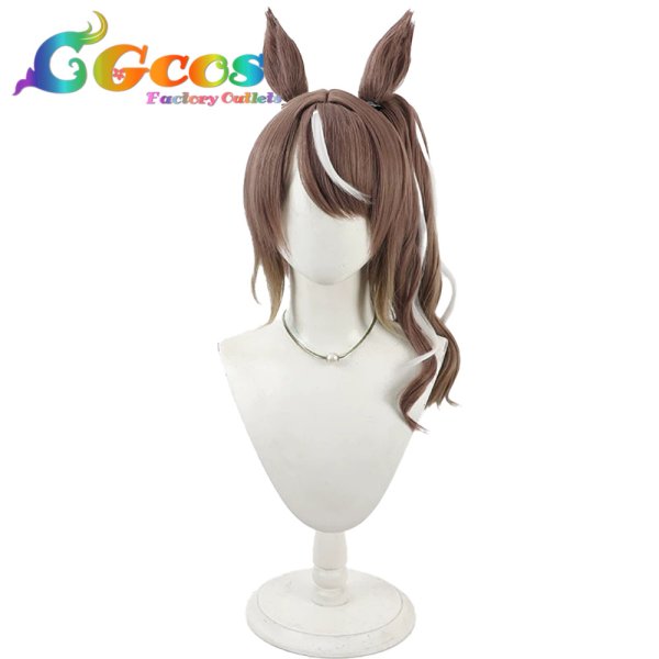 画像1: ウマ娘プリティーダービー　ウィッグ　トーセンジョーダン　ハロウィン　コスプレ衣装 (1)
