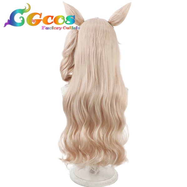 画像4: ウマ娘プリティーダービー　ウィッグ　ヴィクトワールピサ　コスプレ衣装 (4)