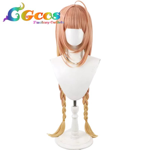 画像1: ブルーアーカイブ　ウィッグ　円堂シミコ　マジカル　コスプレ衣装 (1)