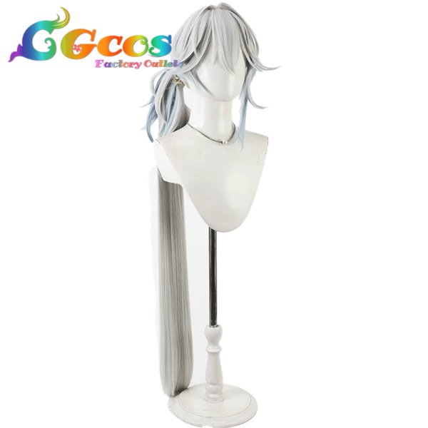 画像2: 崩壊：スターレイル　ウィッグ　爻光　コスプレ衣装 (2)