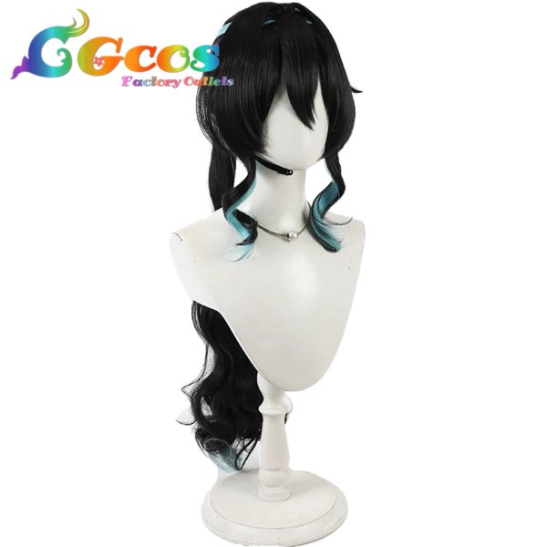 画像2: 崩壊：スターレイル　ウィッグ　ルアン・メェイ　紙上に咲く雪梅　コスプレ衣装 (2)