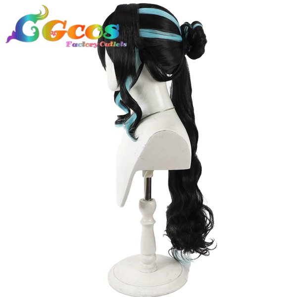 画像3: 崩壊：スターレイル　ウィッグ　ルアン・メェイ　紙上に咲く雪梅　コスプレ衣装 (3)