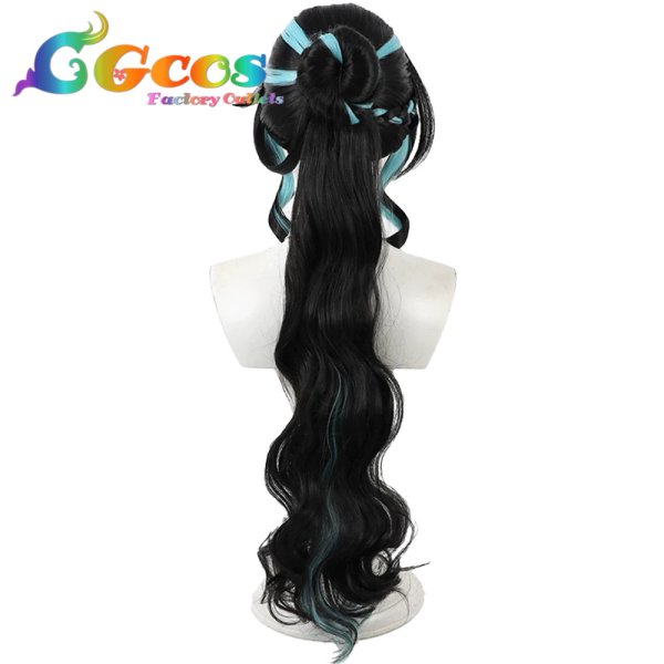 画像4: 崩壊：スターレイル　ウィッグ　ルアン・メェイ　紙上に咲く雪梅　コスプレ衣装 (4)