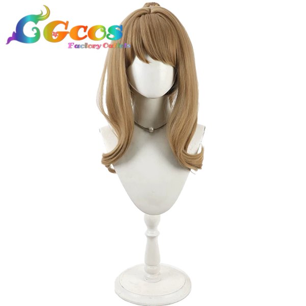 画像1: 超かぐや姫！　ウィッグ　諌山真実　コスプレ衣装 (1)