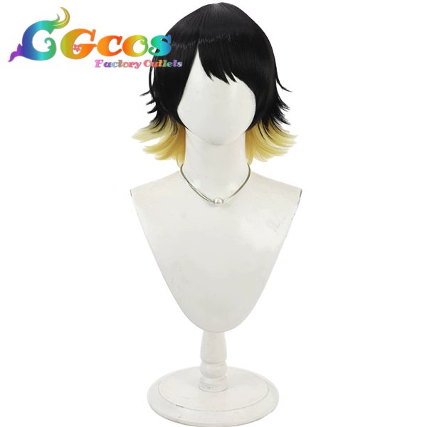 画像1: 刀剣乱舞　ウィッグ　長曽祢虎徹　コスプレ衣装 (1)