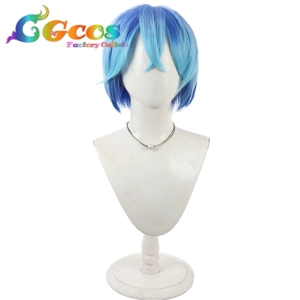 画像1: ツイステッドワンダーランド　ウィッグ　イデア・シュラウド（Idia Shroud）　クラブ・ウェア　コスプレ衣装 (1)