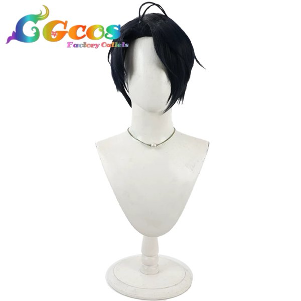 画像1: 刀剣乱舞　ウィッグ　三日月宗近　祝装　コスプレ衣装 (1)