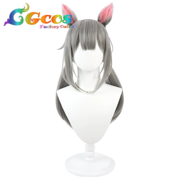 画像1: バーチャルYouTuber　ウィッグ　VTuber　甘城なつき　制服　コスプレ衣装 (1)