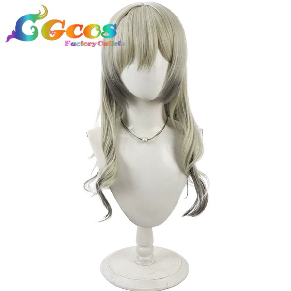 画像1: ブルーアーカイブ　ウィッグ　里浜ウミカ　コスプレ衣装 (1)