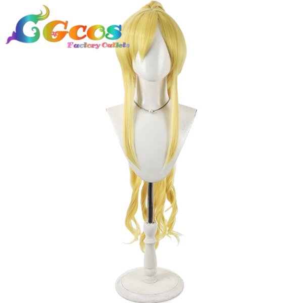 画像1: アイドルマスター シンデレラガールズ　ウィッグ　黒埼ちとせ　青き女王の夜想曲　コスプレ衣装 (1)