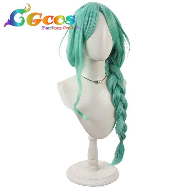 画像2: バーチャルYouTuber　ウィッグ　VTuber　八雲べに　和服　三つ編み　コスプレ衣装 (2)