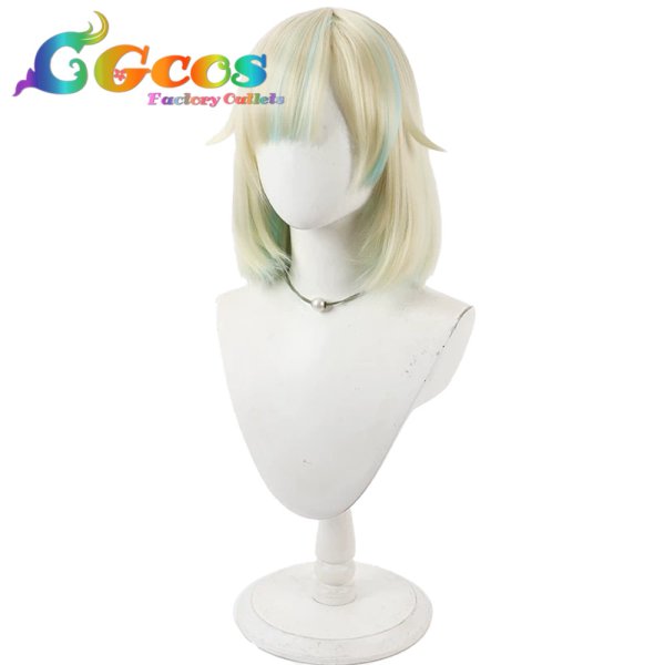 画像3: バーチャルYouTuber　ウィッグ　VTuber　藍沢エマ　和風戦闘服　コスプレ衣装 (3)