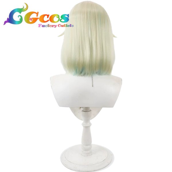 画像4: バーチャルYouTuber　ウィッグ　VTuber　藍沢エマ　和風戦闘服　コスプレ衣装 (4)