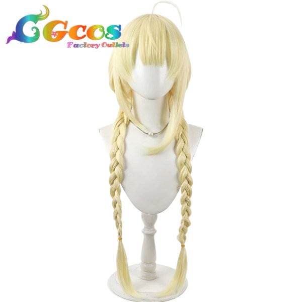 画像1: バーチャルYouTuber　ウィッグ　VTuber　蝸堂みかる　コスプレ衣装 (1)