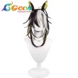 画像1: ウマ娘プリティーダービー　ウィッグ　ドリームジャーニー(クリスマス)　雪白の夢路　コスプレ衣装 (1)