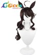 画像1: ウマ娘プリティーダービー　ウィッグ　デアリングタクト　白に至る純真　コスプレ衣装 (1)