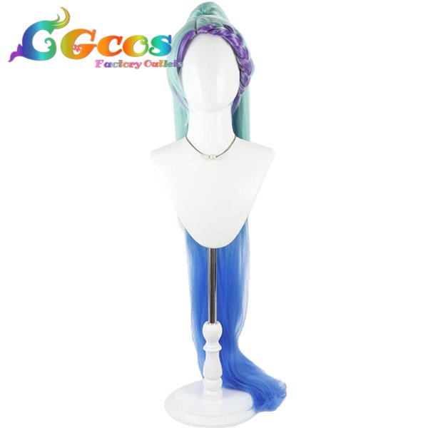 画像1: Go!プリンセスプリキュア　ウィッグ　海藤みなみ(キュアマーメイド)　コスプレ衣装 (1)