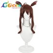 画像1: ウマ娘プリティーダービー　ウィッグ　メジロブライト(水着)　海辺のエレガンスシフォン　コスプレ衣装 (1)