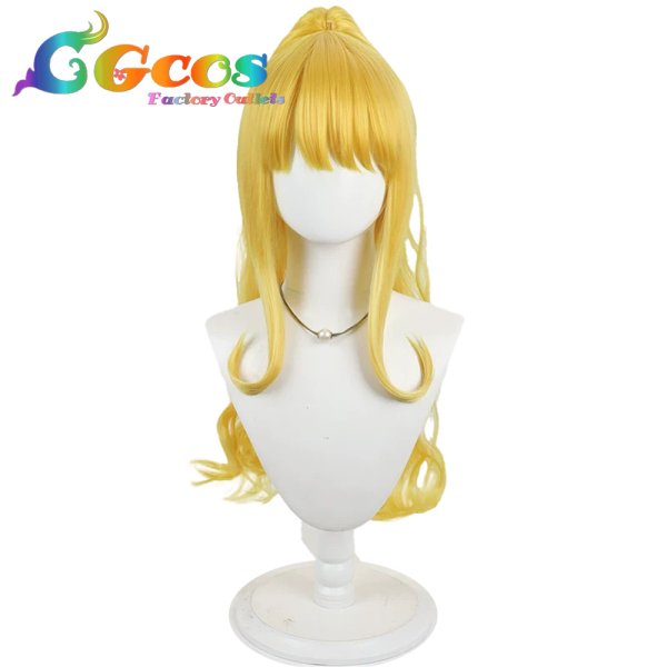 画像1: デリシャスパーティー?プリキュア　ウィッグ　菓彩あまね(キュアフィナーレ)　コスプレ衣装 (1)