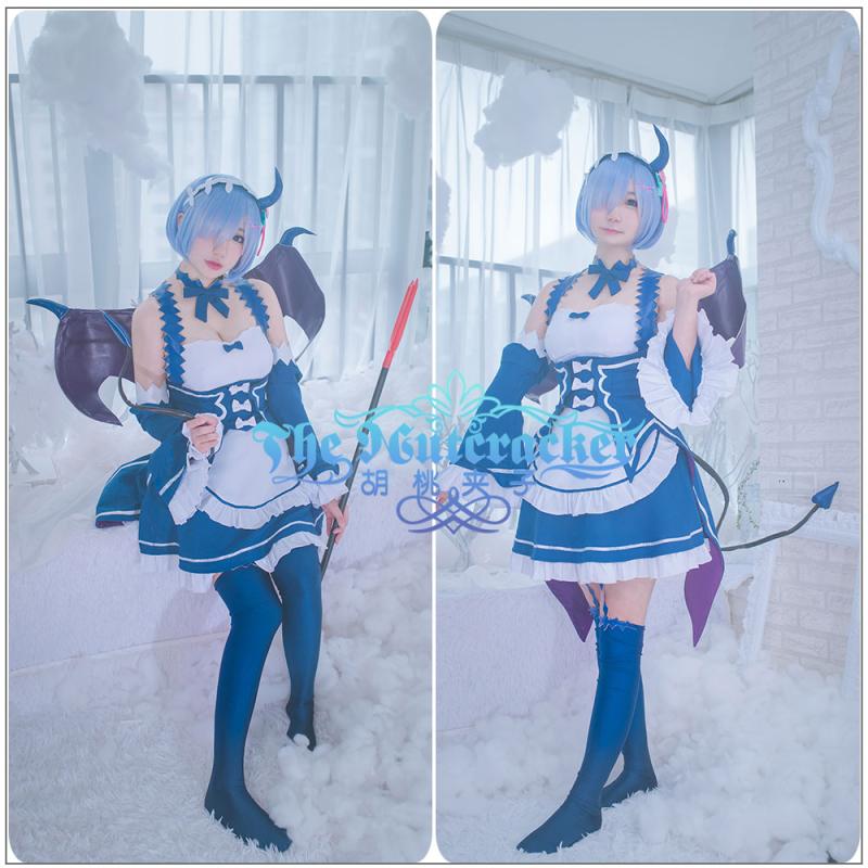 コスプレ衣装 Re ゼロから始める異世界生活 レム メイド服 風