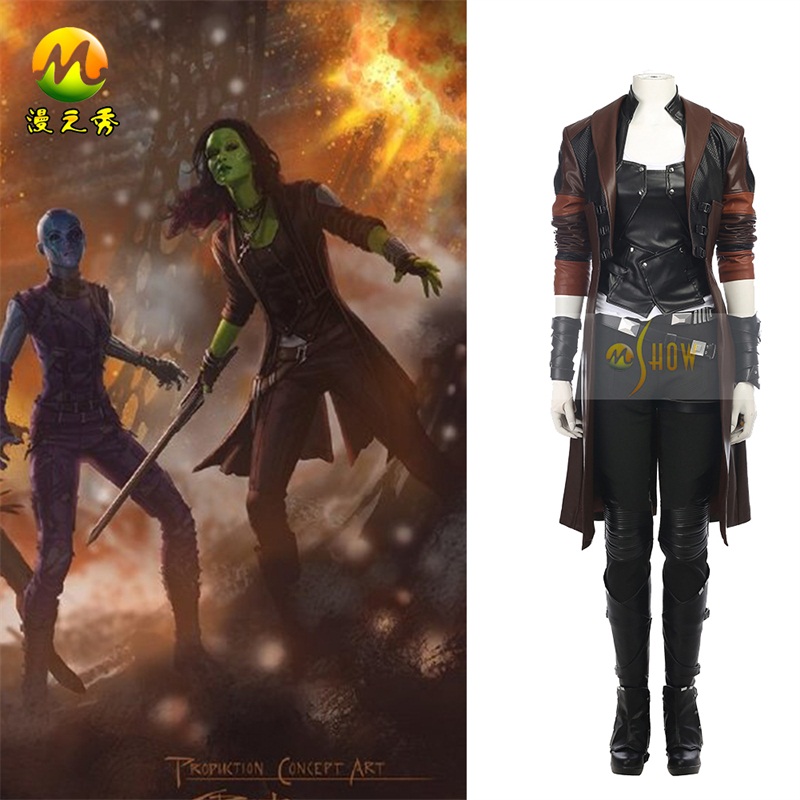 コスプレ衣装 Guardians Of The Galaxy Vol 2 ガーディアンズ オブ ギャラクシー ガモラ Gamora 風