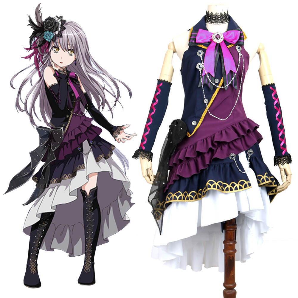 Bang Dream バンドリ Black Shout Roselia ロゼリア 湊友希那 コスプレ衣装