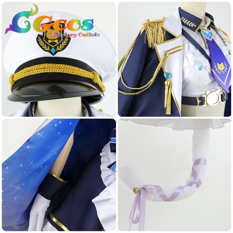 バーチャルYouTuber Vtuber 天宮こころ 軍服メイド コスプレ衣装